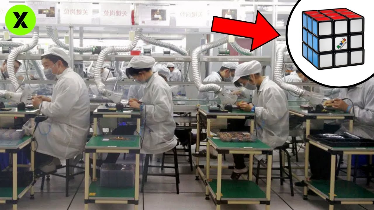CÓMO se FABRICA un CUBO DE RUBIK🤯 | ASÍ se HACE un CUBO DE RUBIK en las FÁBRICAS