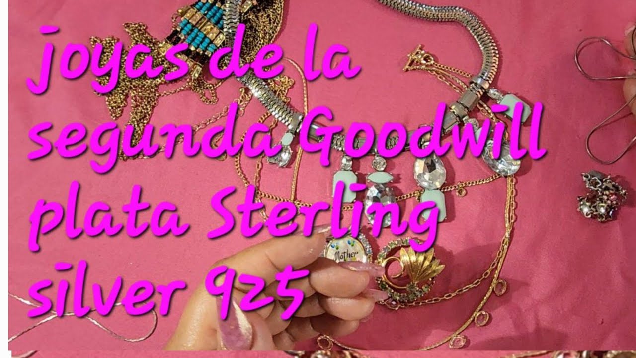 Goodwill joyeria vintage de segunda mano mucha 925 plata 2 parte