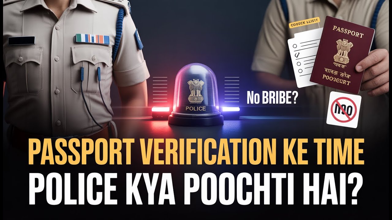 Passport Police Verification Process 2025 | What does the police check? 😱