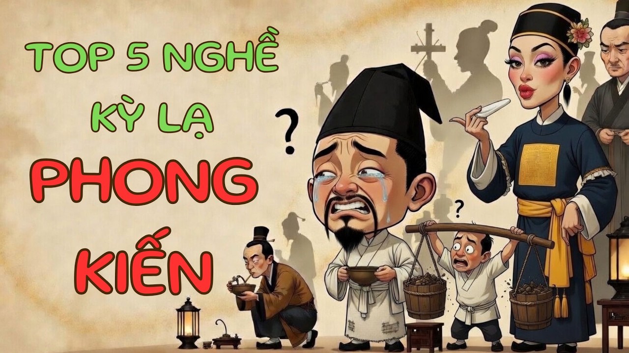 TOP 5 NGHỀ KỲ LẠ NHẤT THỜI PHONG KIẾN | Công Việc Nghe Qua Đã Thấy Khó Tin
