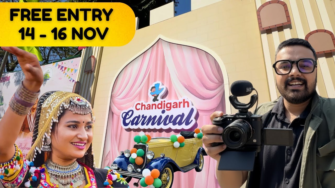🎡 Chandigarh Carnival 2025 | Full Tour |Chandigarh Wala