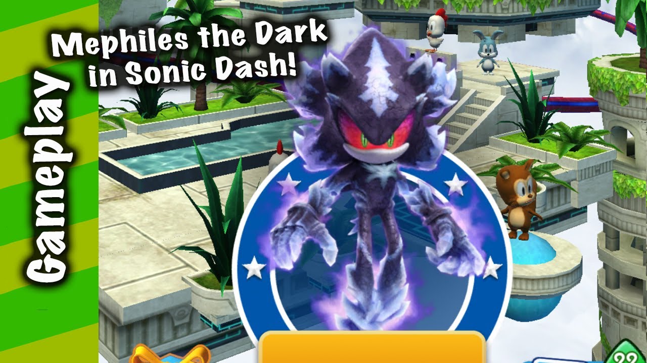 Sonic Dash - Mephiles the Dark Gameplay