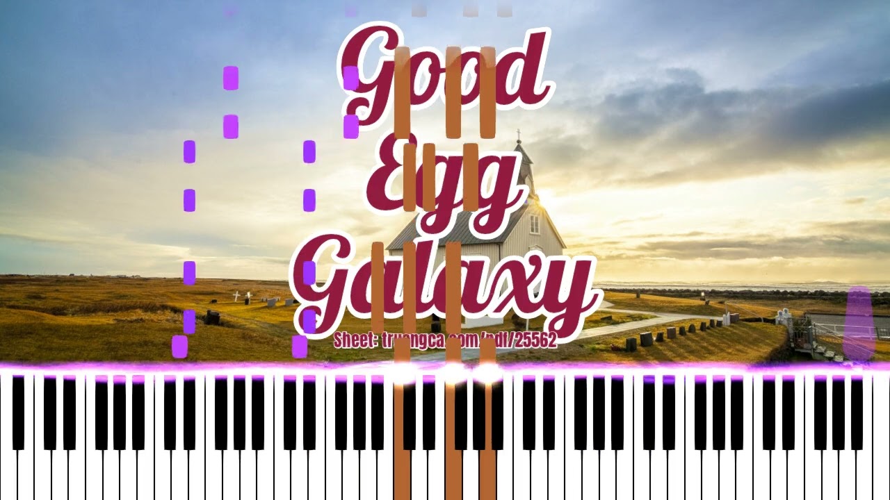 Good Egg Galaxy - Piano tutorial + Sheet PDF + MIDI/Mp3