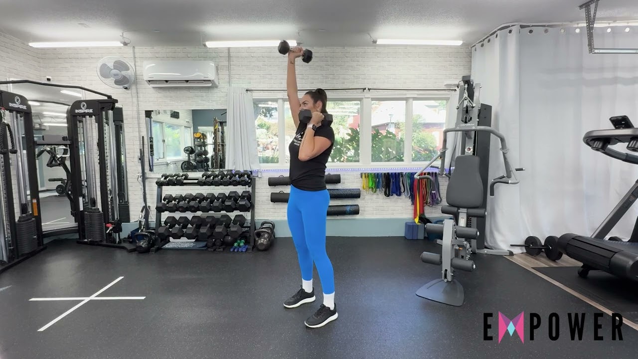 DB Alternating Push Press