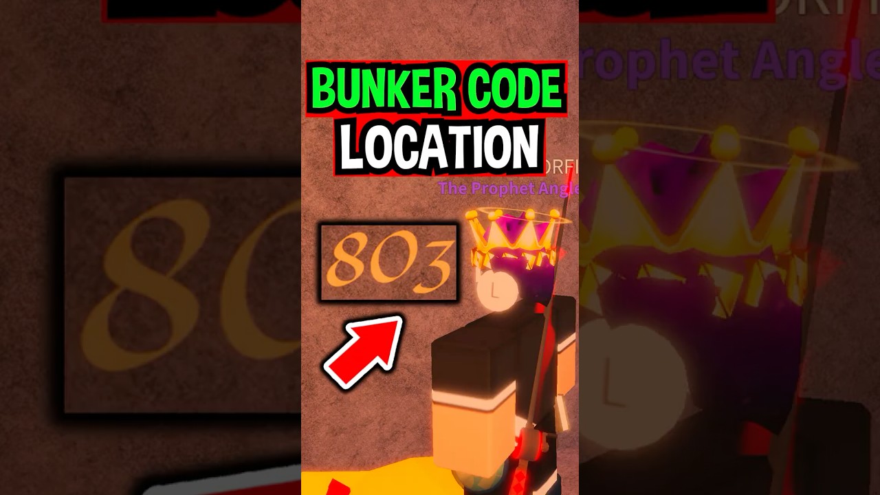 SECRET BUNKER CODE in Roblox Fisch..
