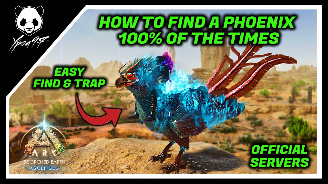 How To Easily Find A PHOENIX In Scorched Earth - Find It In Minutes | ARK: Survival Ascended