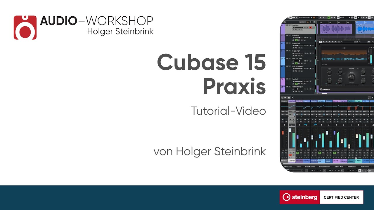 Cubase 15 Praxis Tutorial-Video Trailer