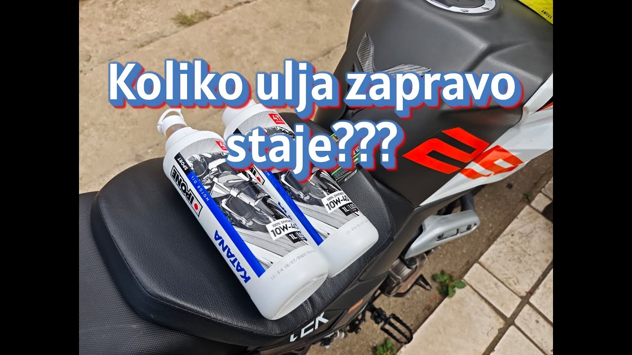 Zamena ulja na Peda Tek 250 2024 Tekken 250 Oil change 