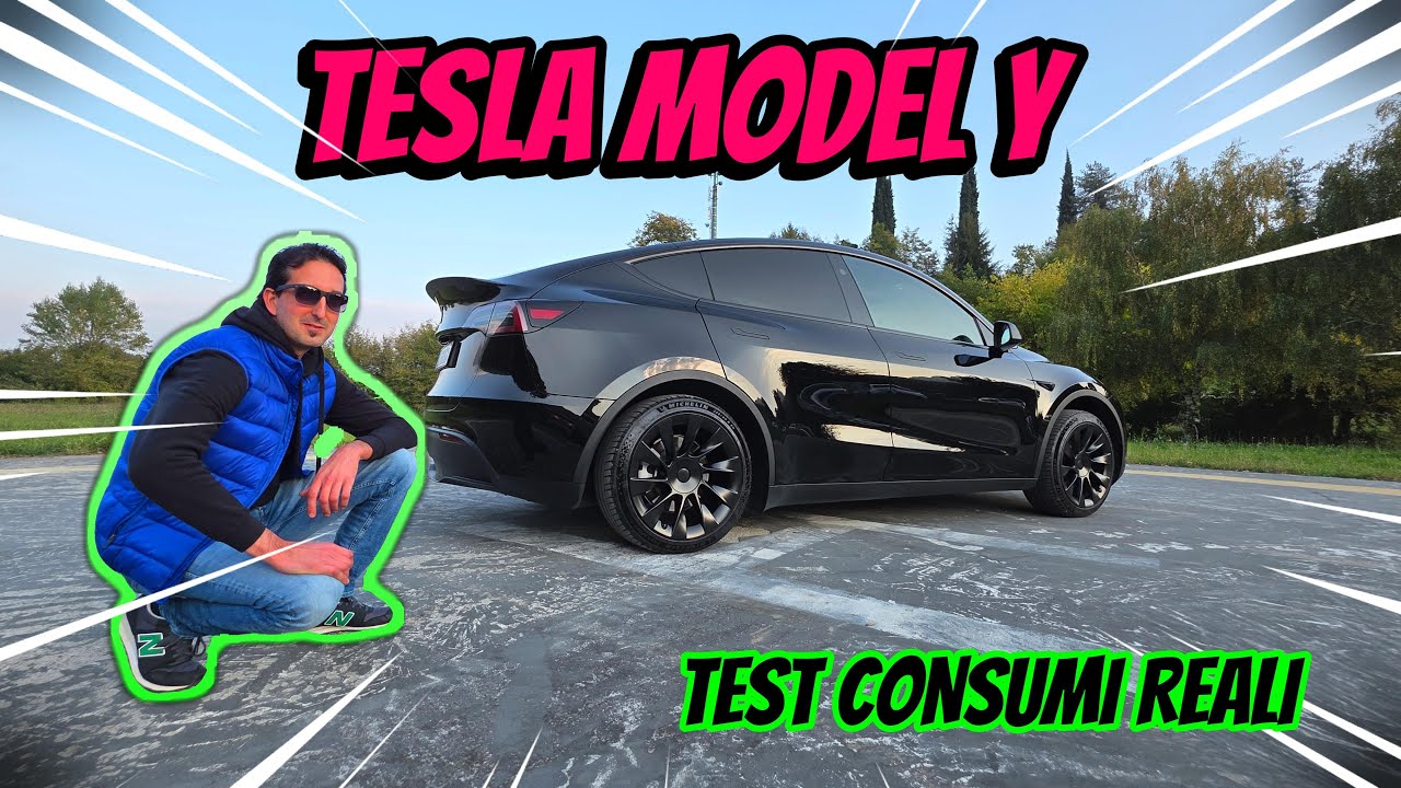 💥 TESLA MODEL Y |  TEST CONSUMI veri in INVERNO | 200Km URBANI 💥  🇮🇹
