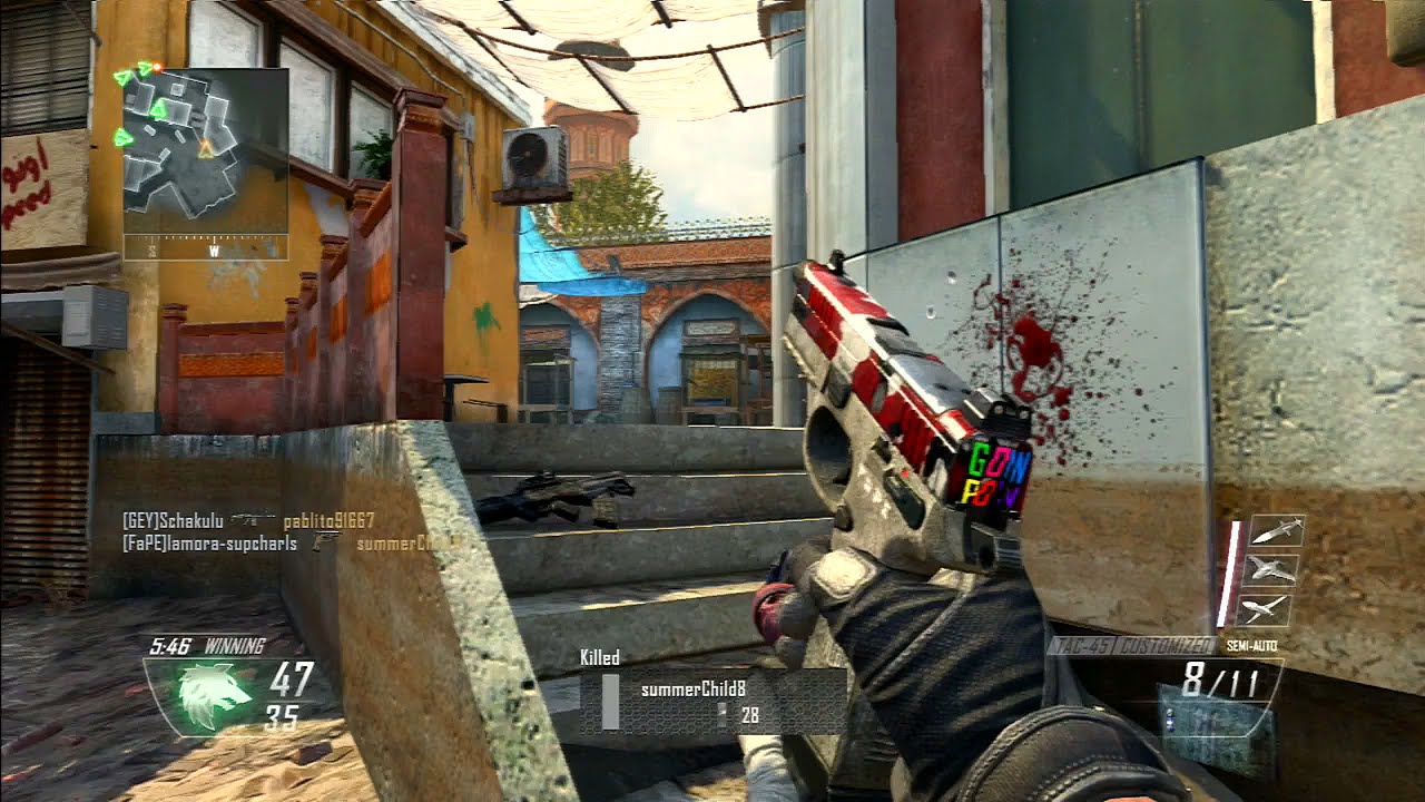 Call Of Duty Black Ops 2 Team Deathmatch Gameplay 82