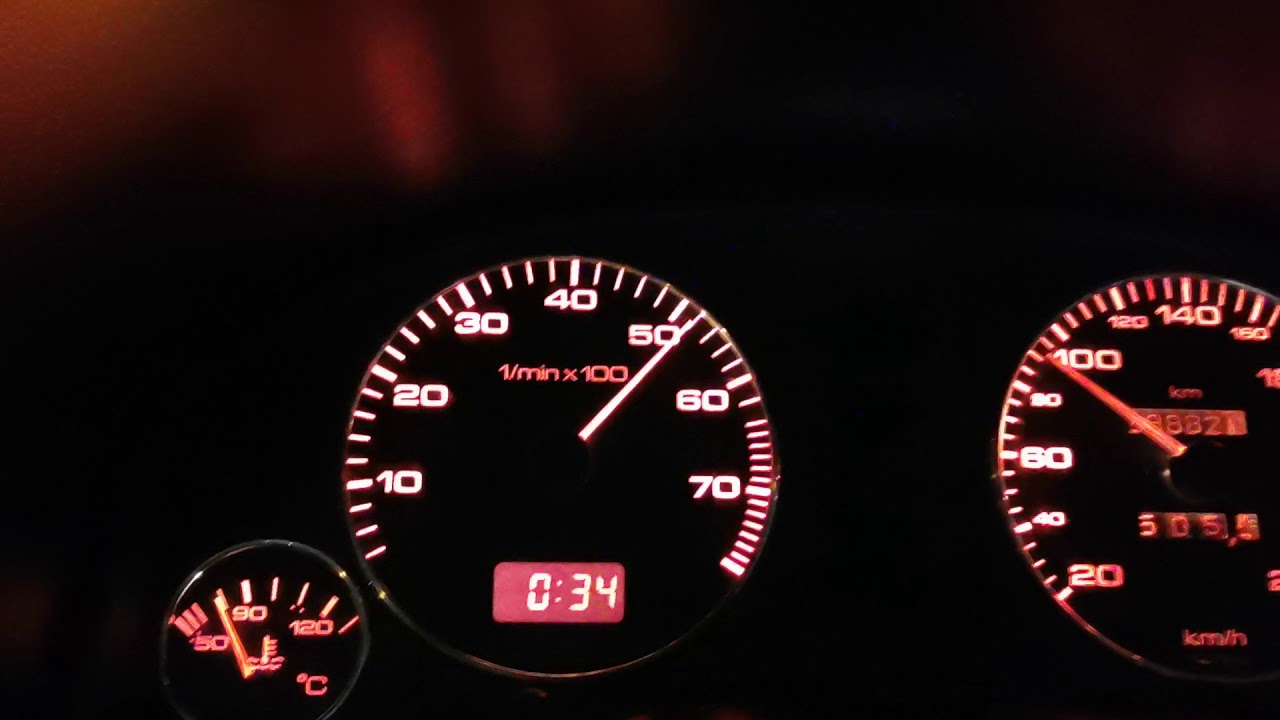 Audi 80 B4 cabriolet 2.6 V6 150PS acceleration 0-100 km/h
