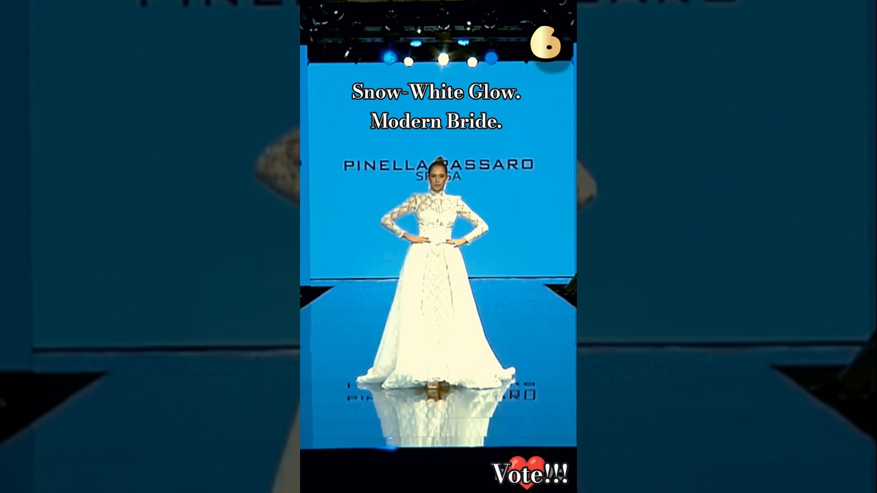 Pinella Passaro Sposa 2025 ✨ 7 Snow-White Bridal Looks | Italian Runway