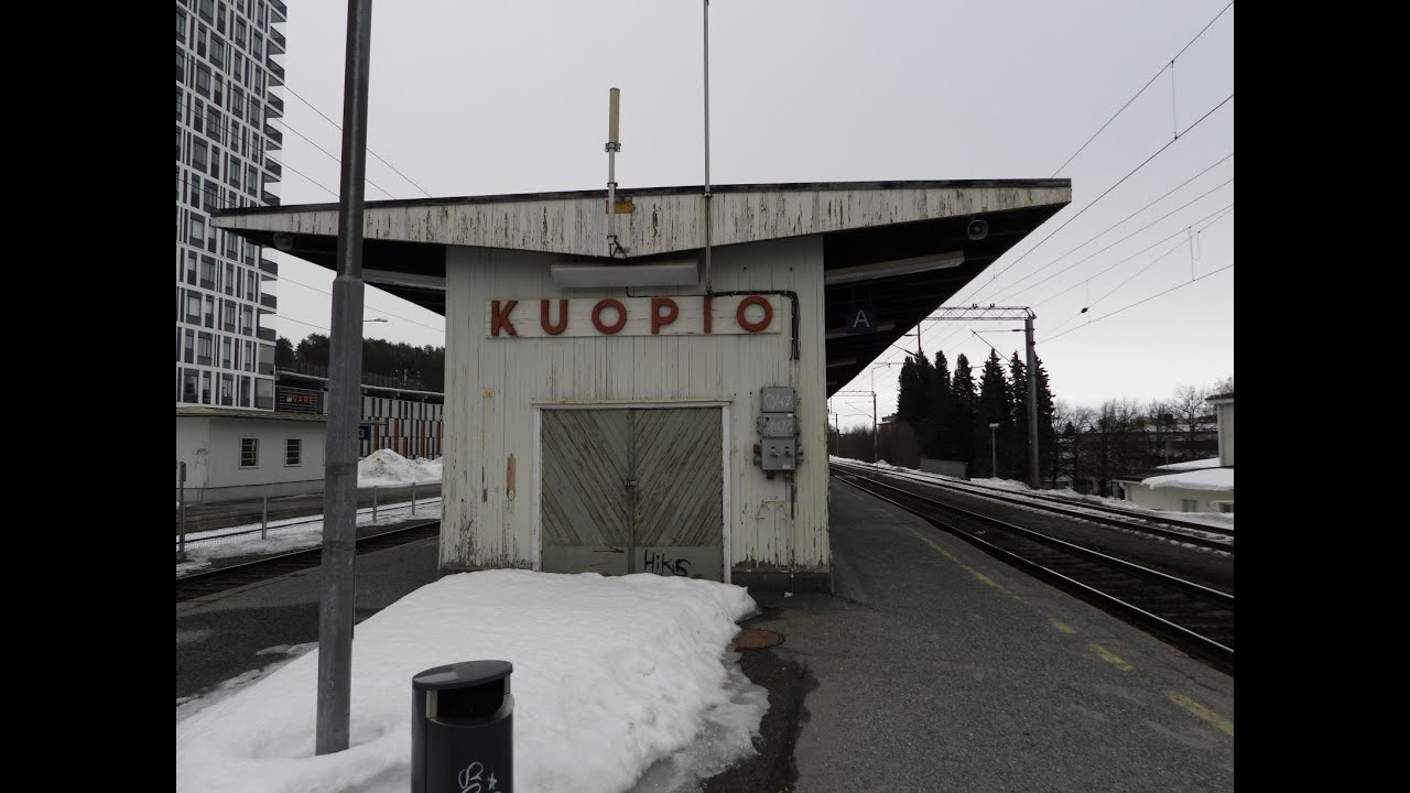 Kuopion rautatieasema 27.03.2021