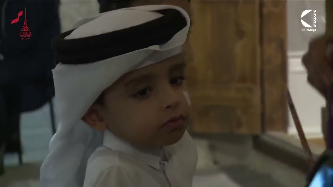 زوار #درب_الساعي من الأطفال يمكنهم الاستمتاع بالرسم على الوجوه، ضمن الأجواء الوطنية.