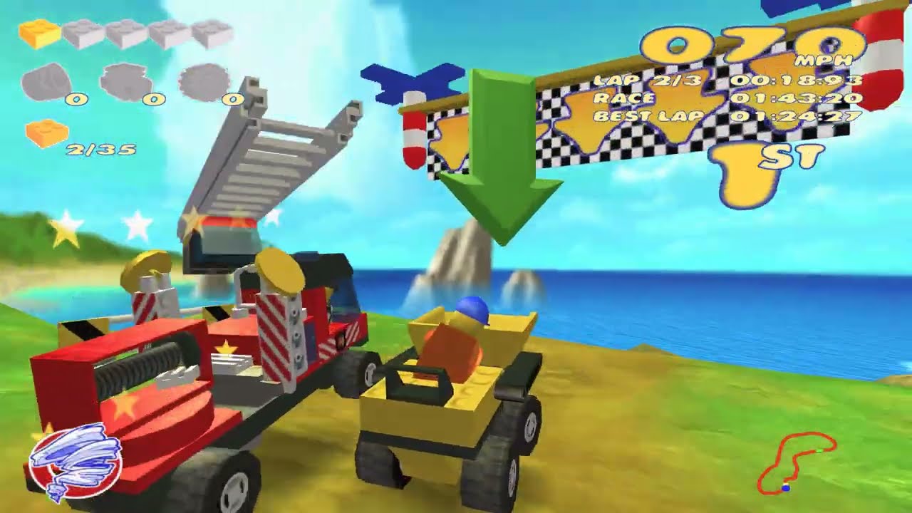 Longplay: Lego Racers 2 (2001) [Windows] | 4K/60
