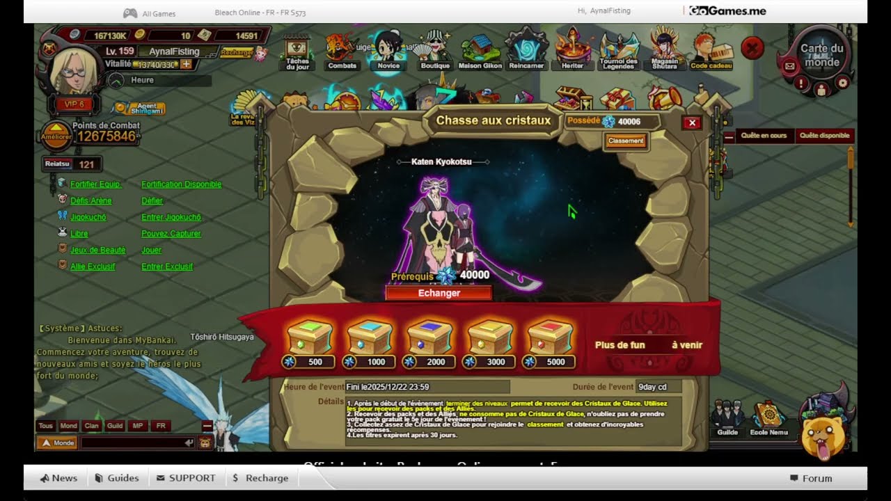 Bleach Online: Getting Katen Kyokotsu From UBP