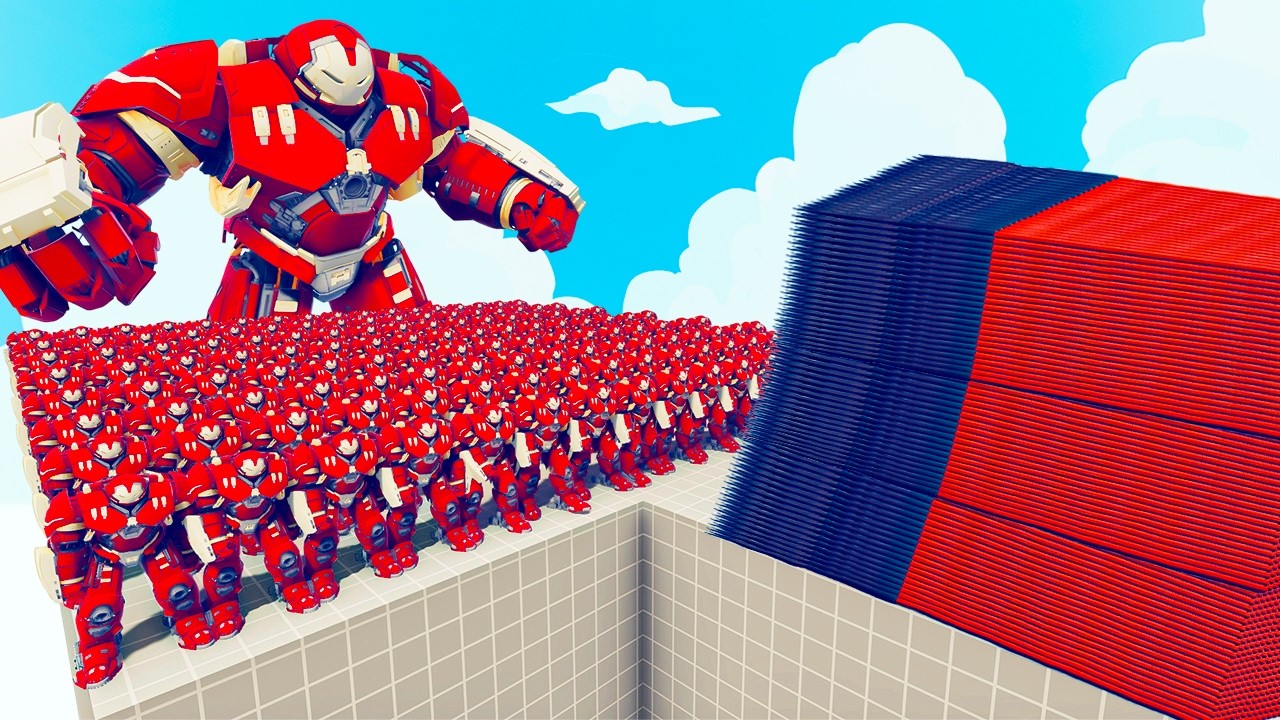 200x HULKBUSTER + 1x GIANT vs EVERY GOD - Totally Accurate Battle Simulator TABS
