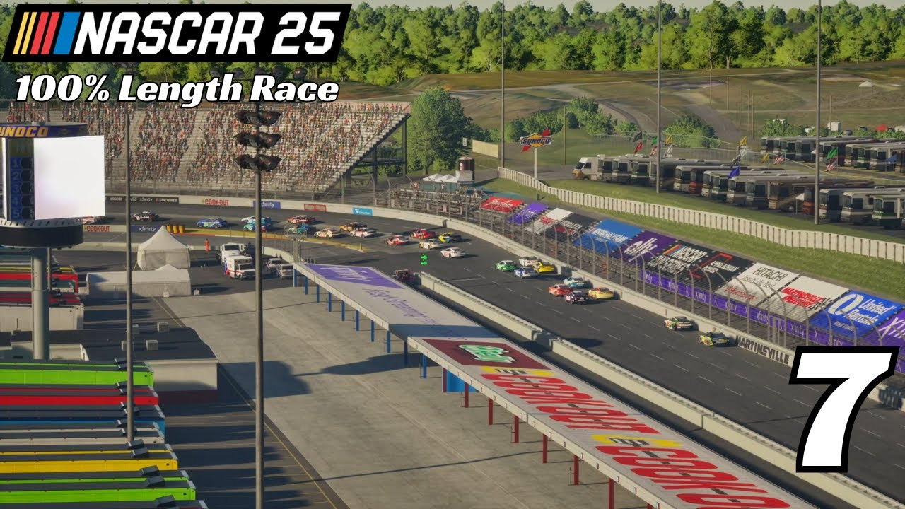 NASCAR 25 | 100% RACE LENGTH | CHAMPIONSHIP SEASON | PART 7: MARTINSVILLE