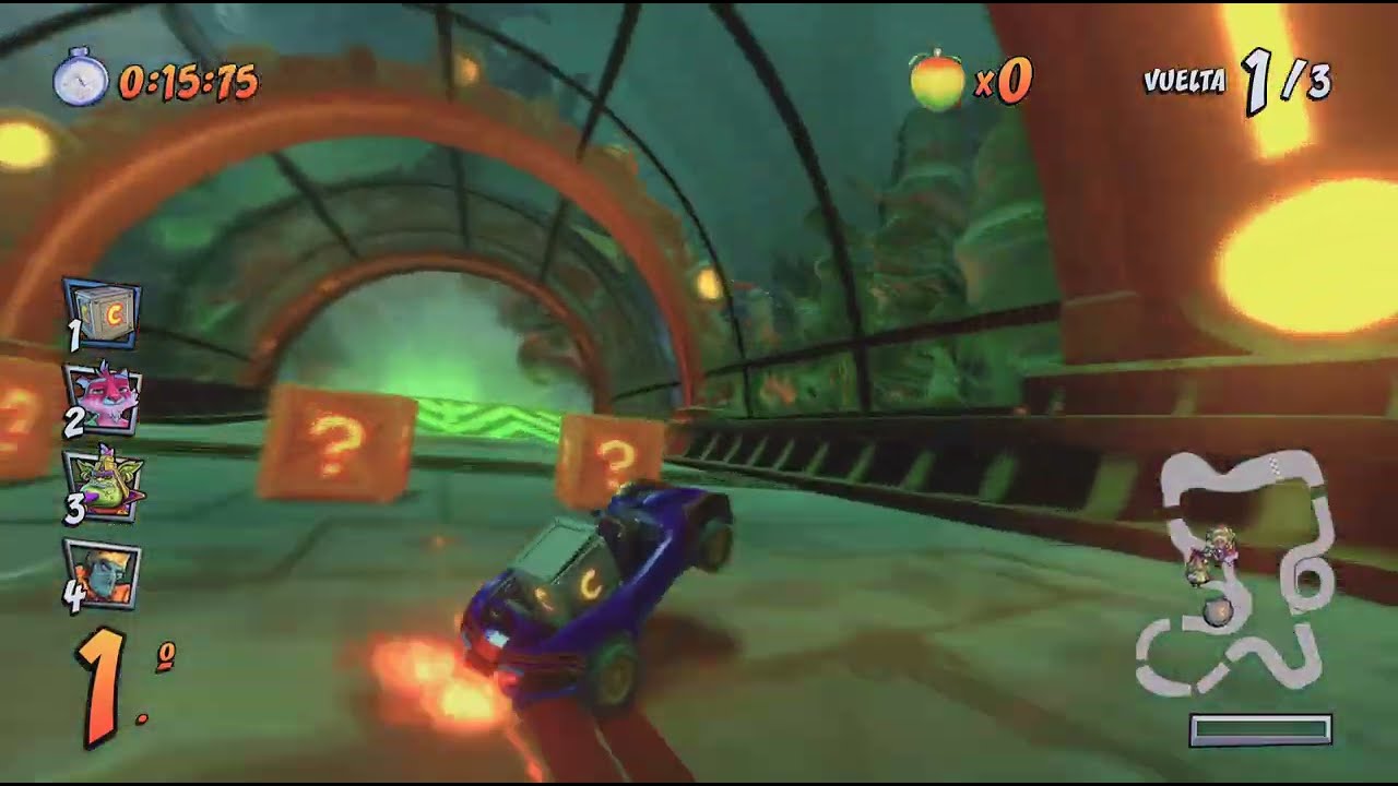 Descubri una nueva técnica en Crash Team Racing