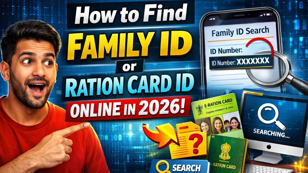 How to Find Family ID or Ration Card ID Online in 2026 | Step-by-Step Guide