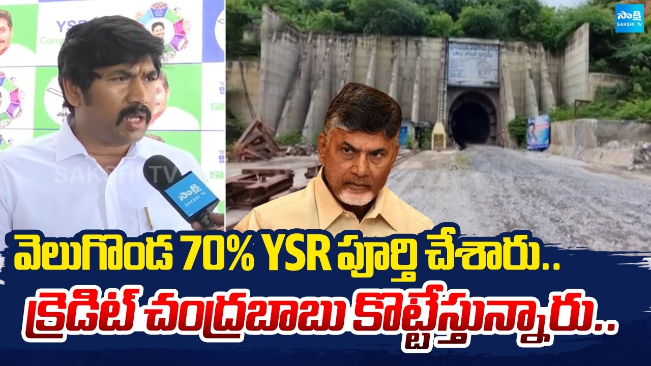 YSRCP President Buchepalli Siva Prasada Reddy Comments On CM Chandrababu Over Veligonda Project