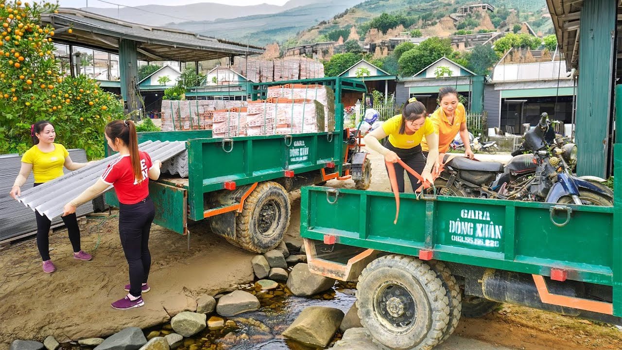 Truck Transport for Farm Construction | Bricks and Bamboo