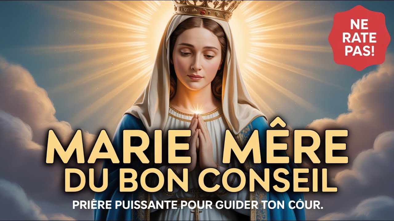 Marie, Mère du Bon Conseil : Une prière puissante pour guider ton cœur 🕊️🙏✨ Ne rate pas!