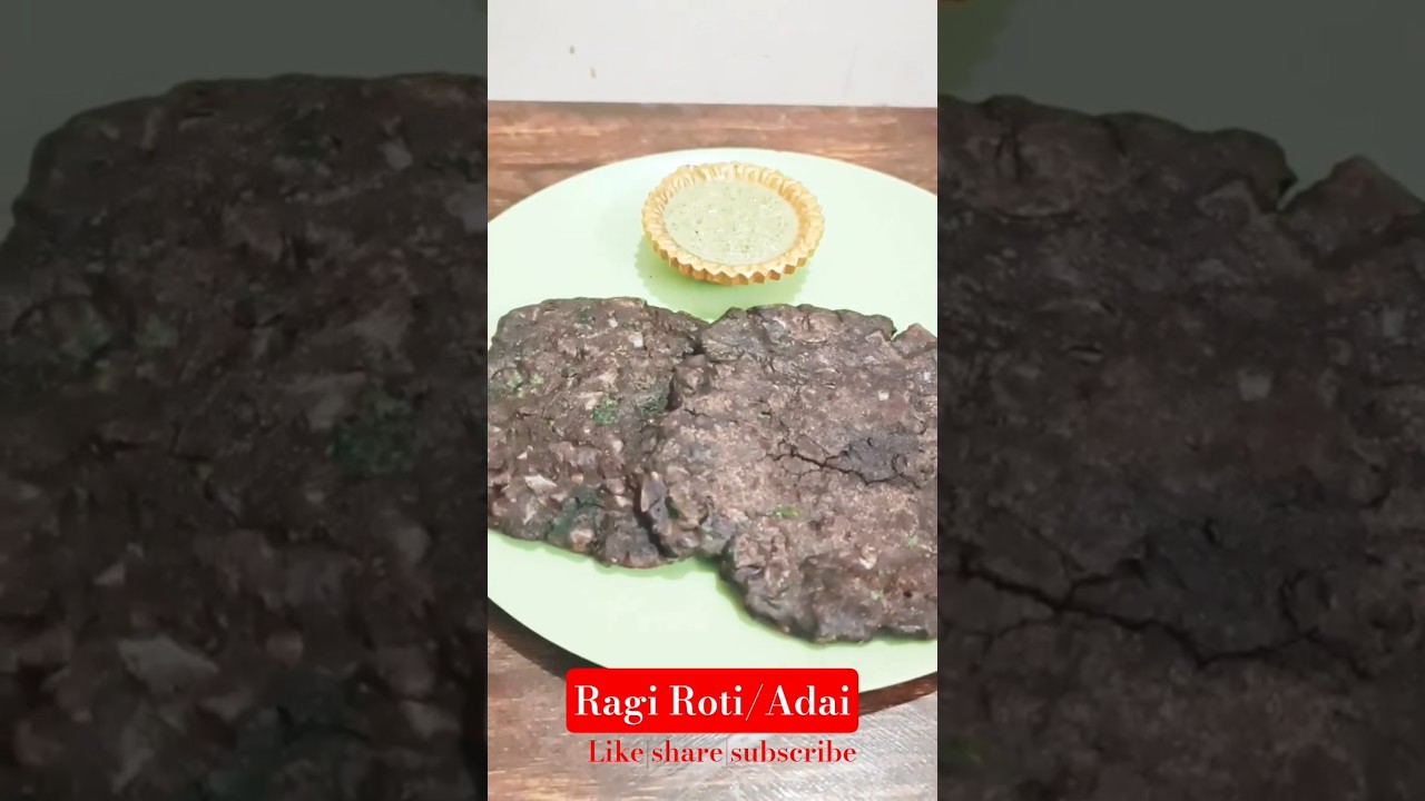 Iron Calcium rich Glutten-free Ragi Adai/Roti | Finger Millet Roti| #nachni #breafastrecipe #healthy