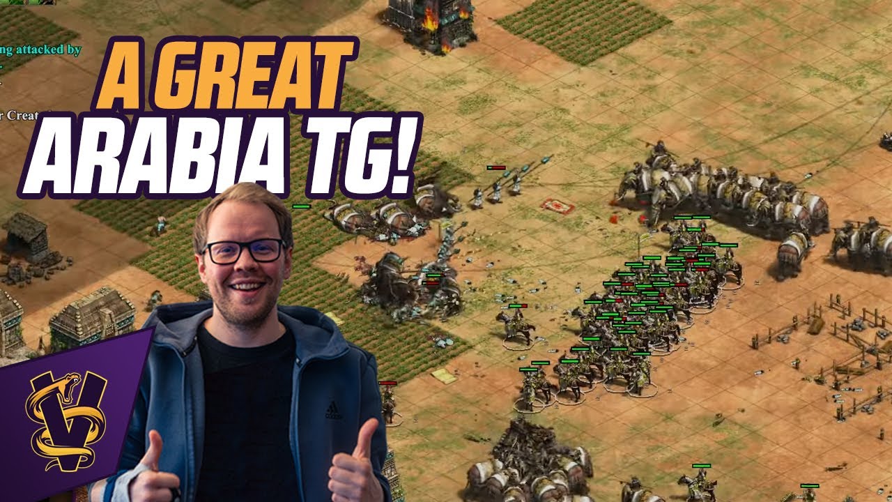 4v4 Arabia with Magyars flank | Ft. TaToH