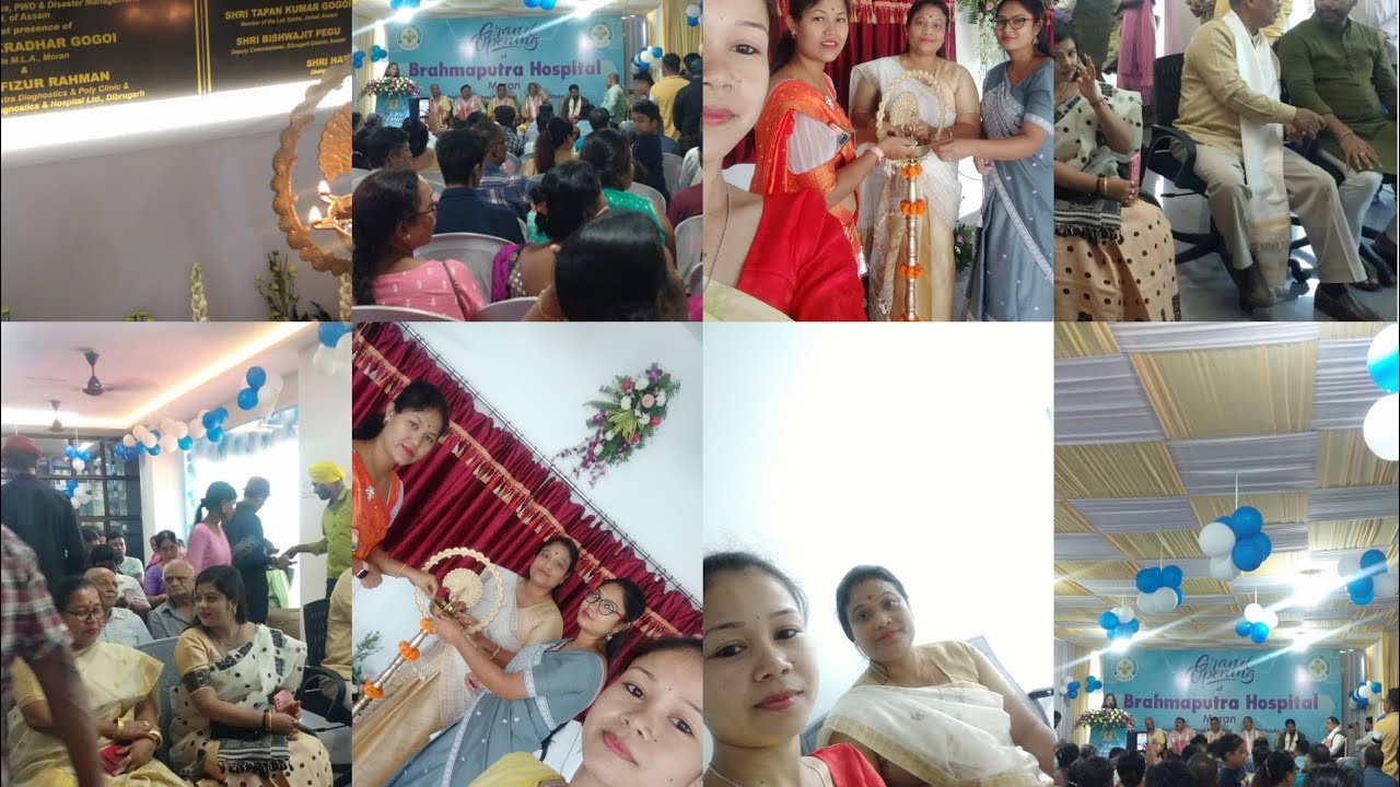 Moran /// moran Brahmaputra hospital opening ceremony 💐💐 ////  opening ceremony  ৰ video চাওঁ আহক ।