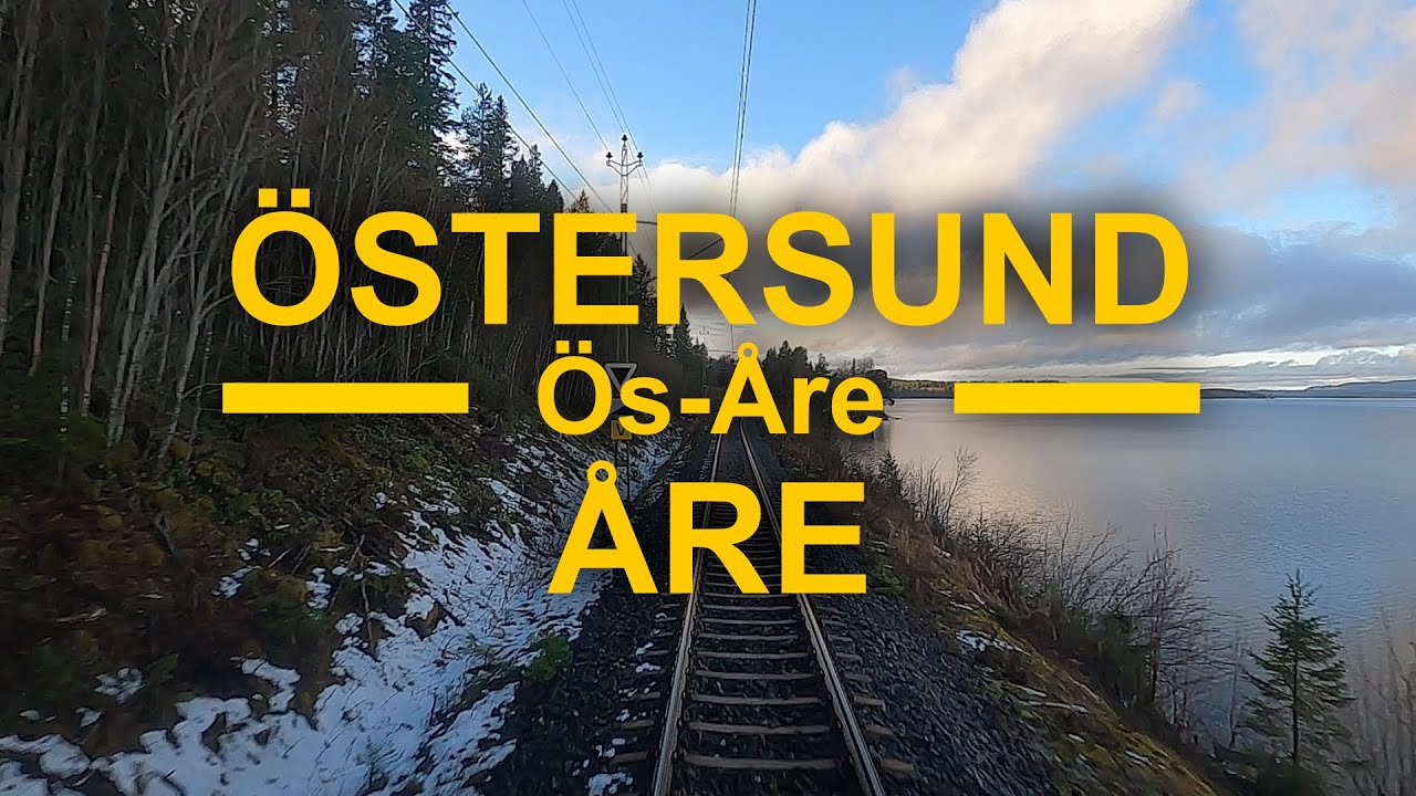 TRAIN DRIVER'S VIEW: Östersund-Åre