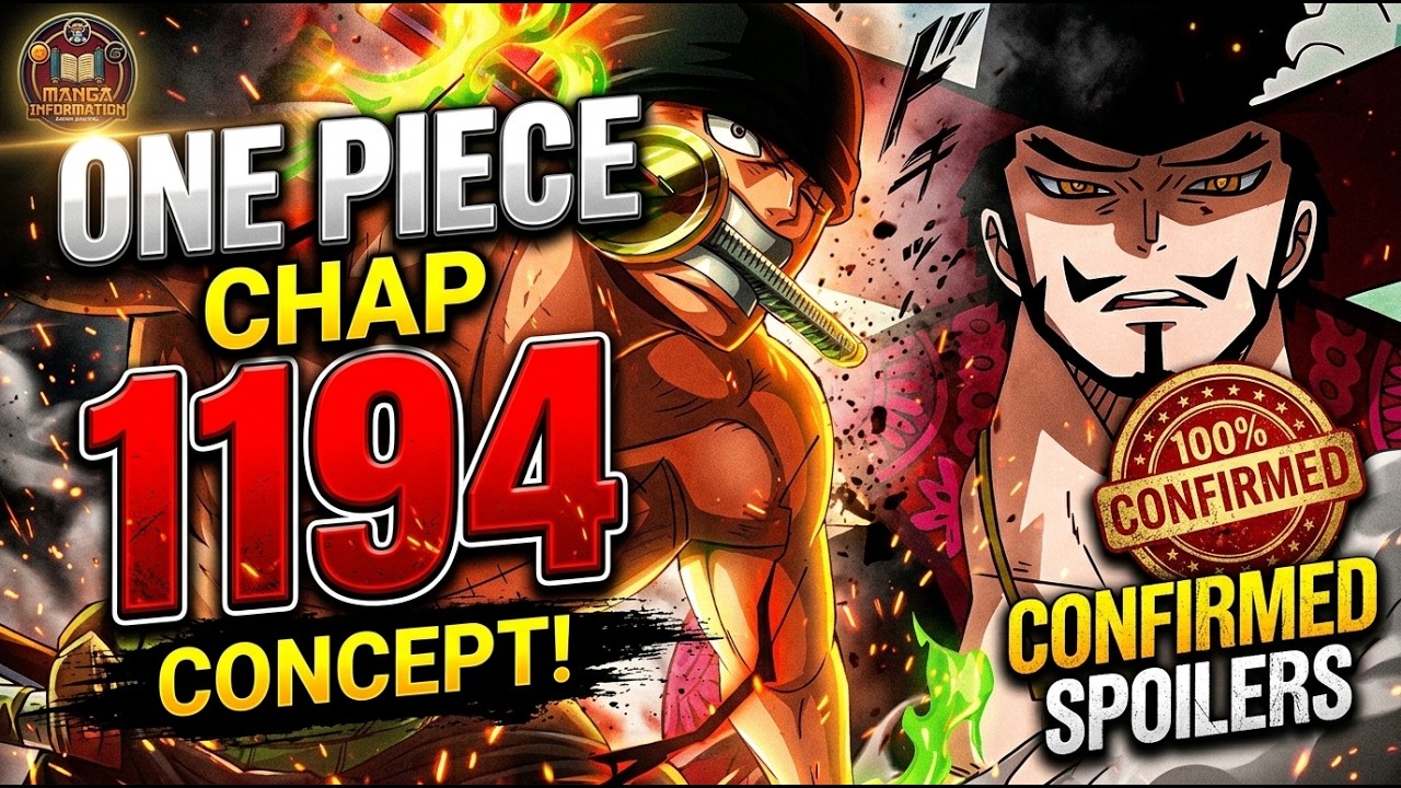 ONE PIECE CHAPTER 1194 - CONFIRMED SPOILER 1 - MIHAWK SWORD