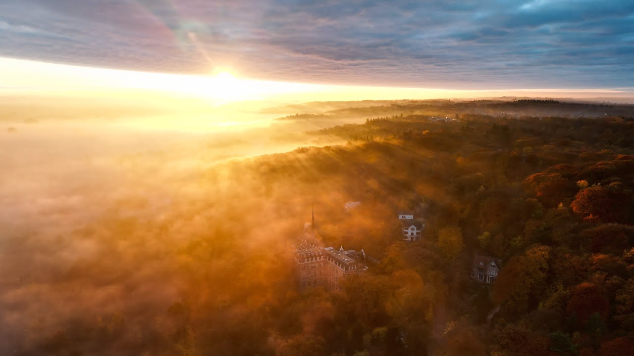 Mistige ochtend in Nijmegen | Drone 4K