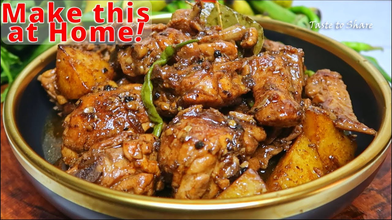 Delicious Chicken Adobo 💯👌 Step-by-Step Cooking Guide ✅  Authentic Chicken Recipe, Chicken Adobo