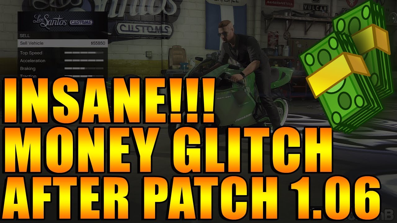 GTA 5 ONLINE: UNLIMITED MONEY GLITCH AFTER PATCH 1.06 - INSANE MONEY METHOD - GTA V GLITCHES