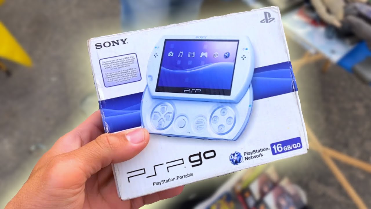 COMPREI UM LOTE... SONY PSP GO BRANCO na FEIRA DO ROLO