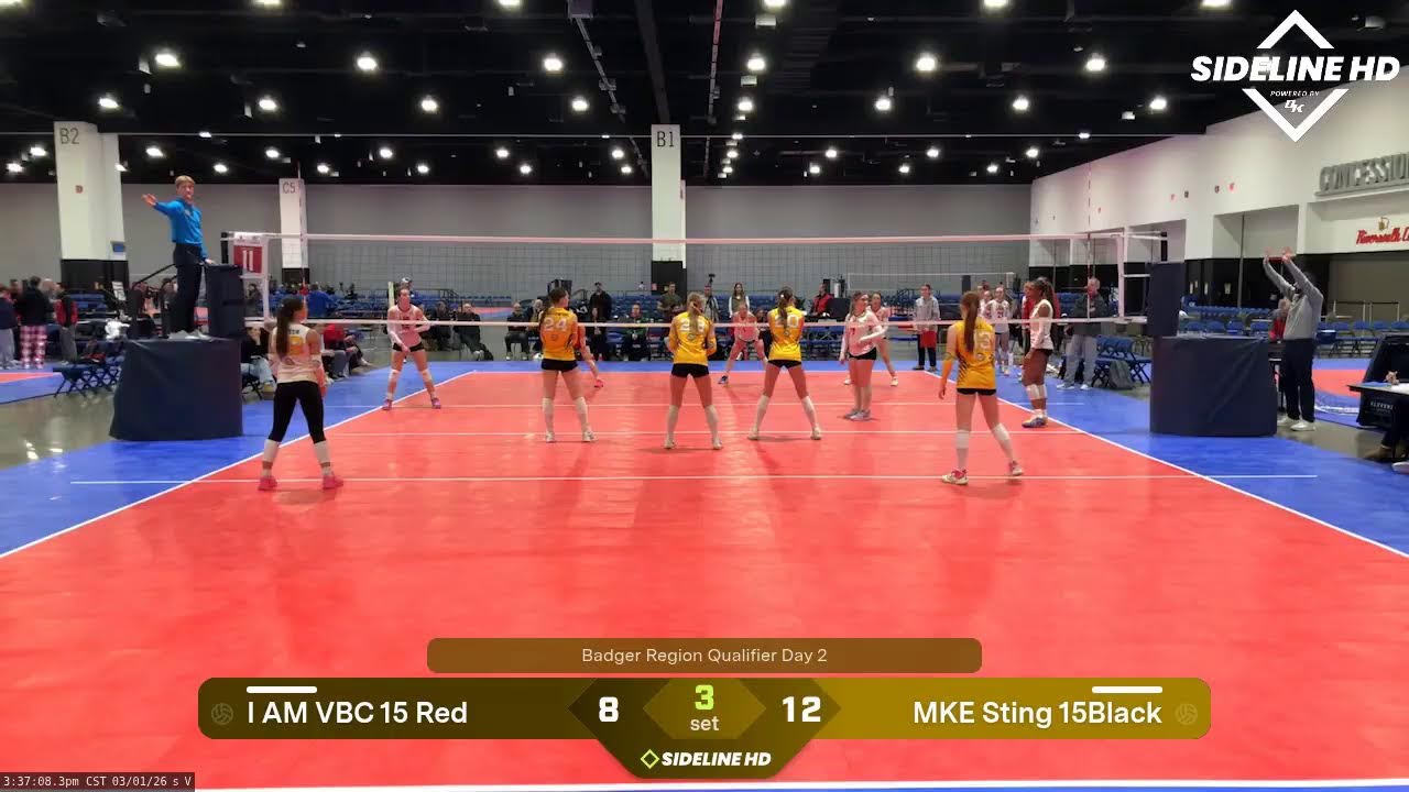 MKE Sting 15Black vs. I AM VBC 15 Red (2026.03.01)