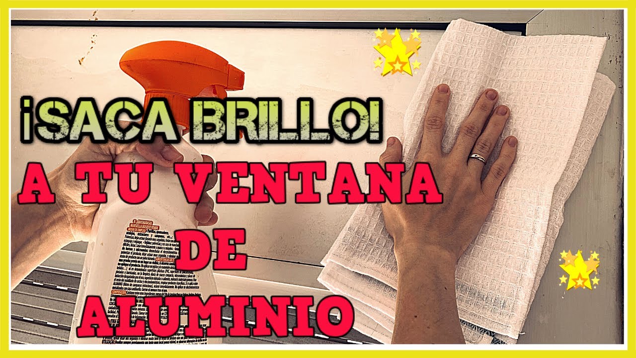 TRUCO 💥 limpiar Fácil Ventanas de ALUMINIO