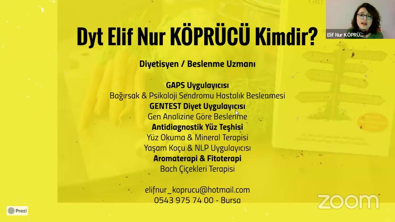 Diyetisyen Elif Nur Köprücü