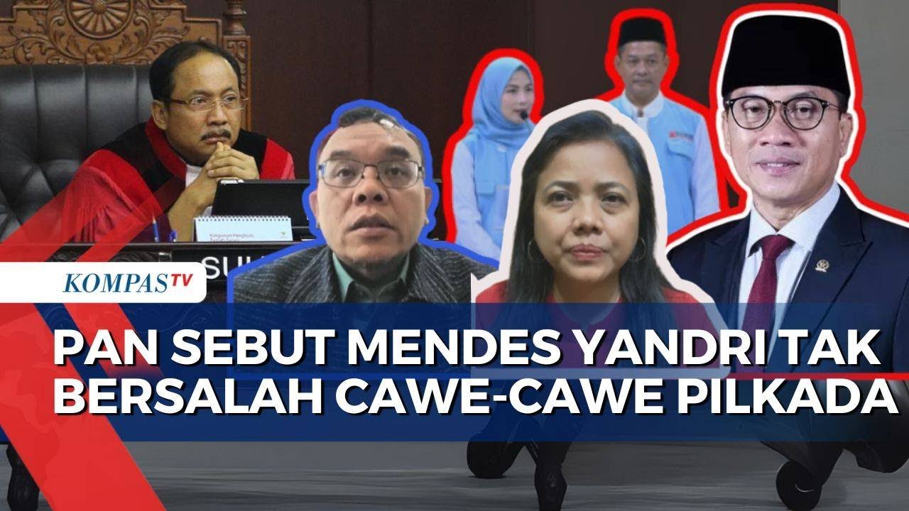 [FULL] Sikap PAN Usai MK Ungkap Mendes Yandri Cawe-Cawe Menangkan Istri di Pilkada