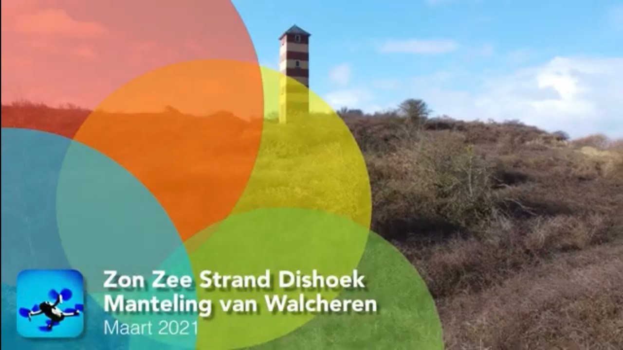 Zon Zee Strand Dishoek en de Manteling van Walcheren maart 2021