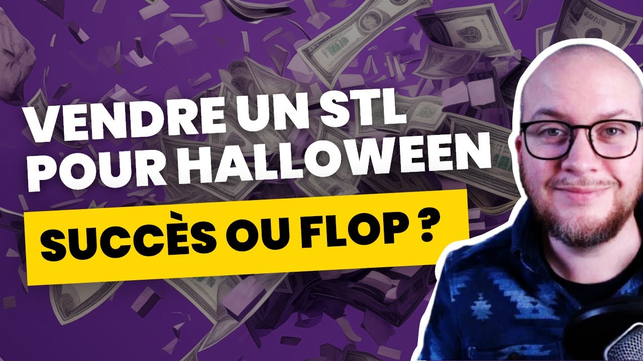 Vendre un fichier stl pour imprimante 3d pour Halloween sur Cults3D : ça marche ?