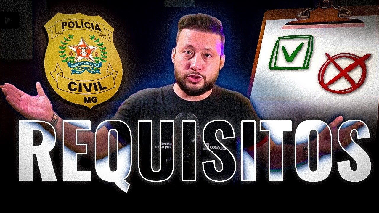 PC-MG 2024: REQUISITOS para ser INVESTIGADOR!