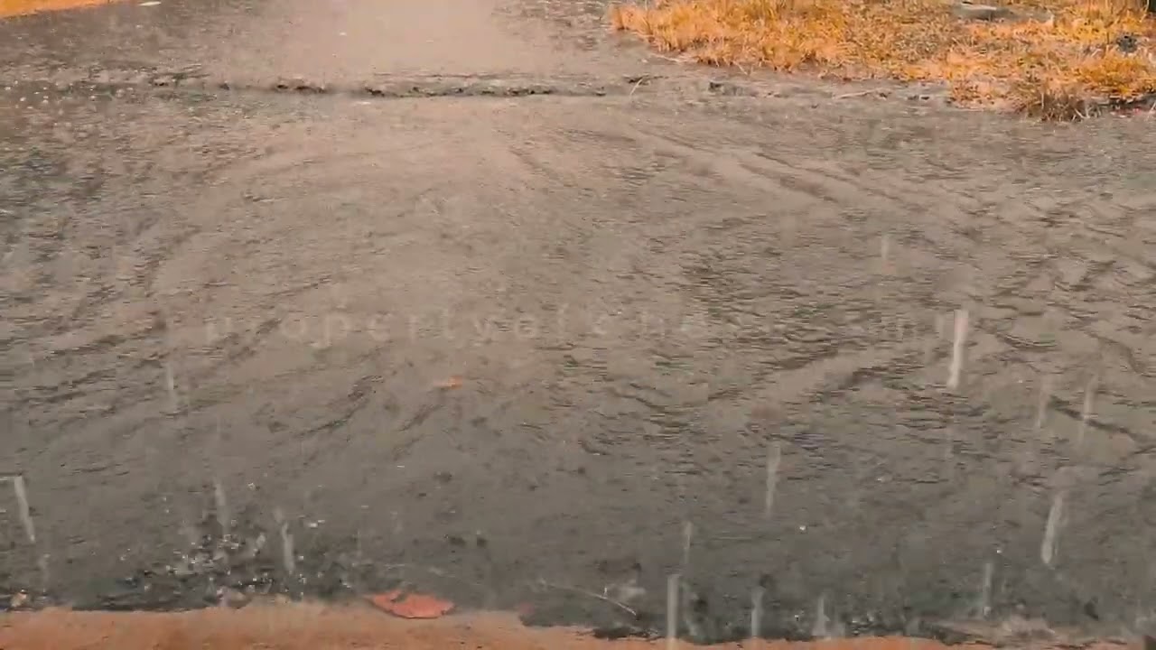 1 Hour Gentle Rain Sounds for Deep Sleep No Thunder,Flowing Water Sound For Relaxing Mind