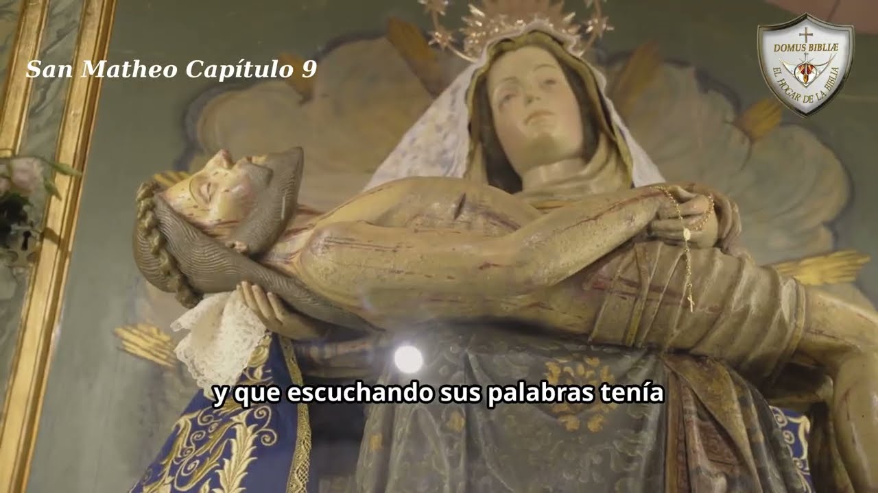 San Matheo Capítulo 9. Biblia de Católica de Scio San Miguel del Año 1790.