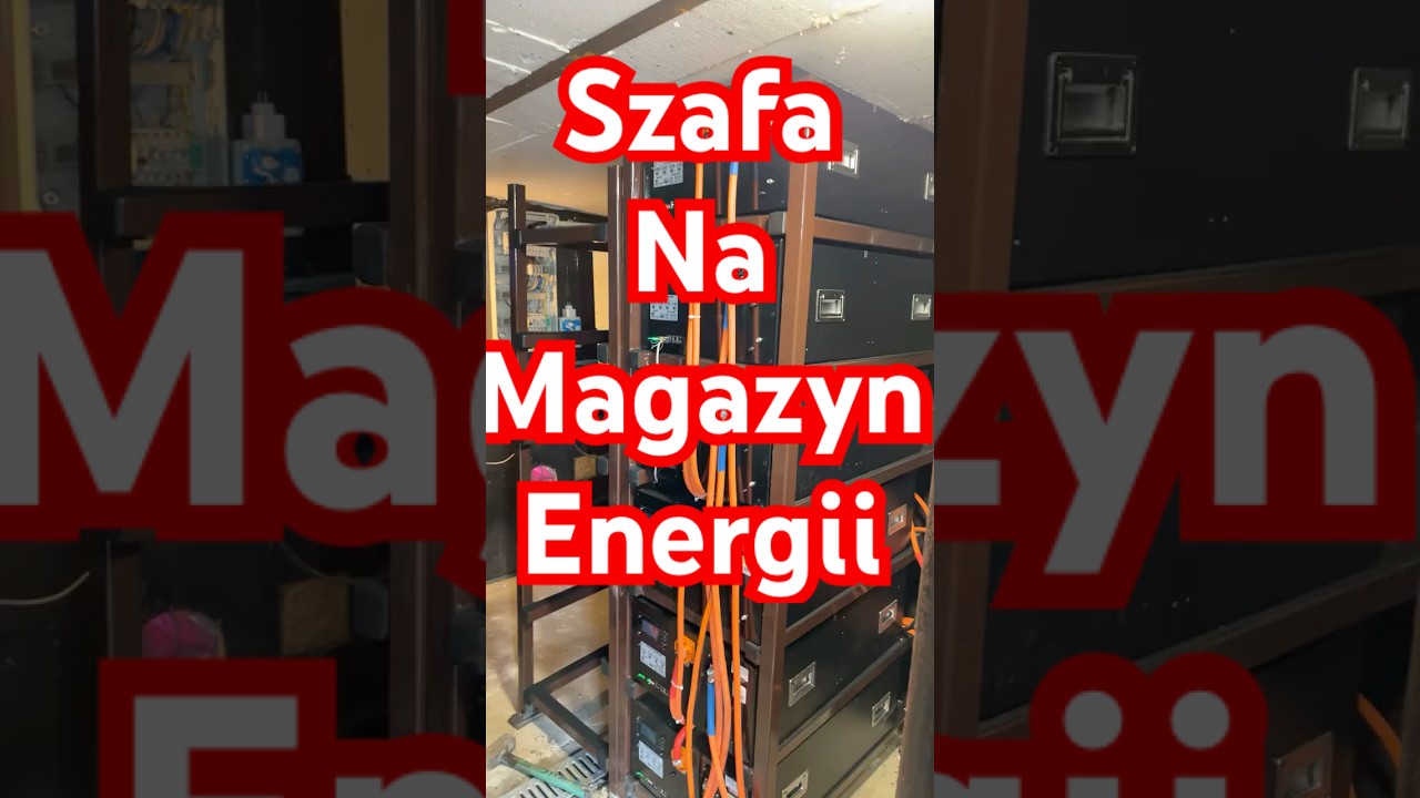 Magazyn energii 160 kWh budowa szafy