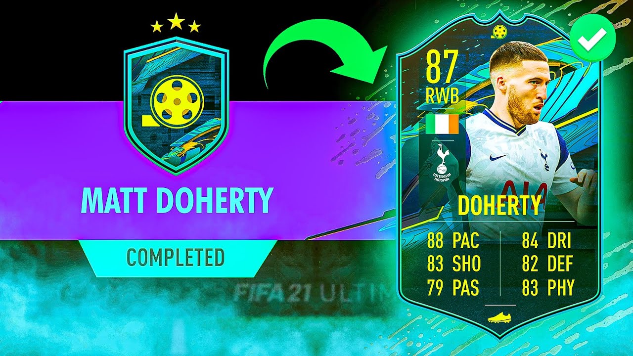 87 'MOMENTS' DOHERTY SBC CHEAPEST SOLUTION - #FIFA21 87 Matt Doherty Player Moments SBC Cheapest Way