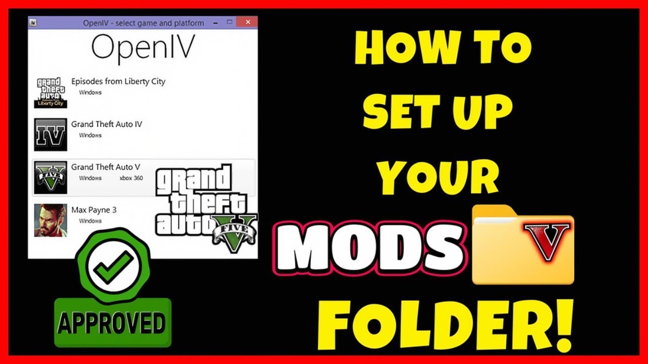 Как создать папку MODS для GTA 5 (OpenIV!) 👍