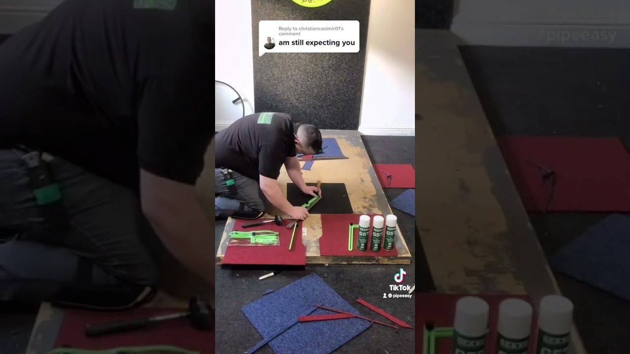 🤔 How to use the pipeEASY tool to achieve perfect circles every time #teirnanmccorkell #carpet