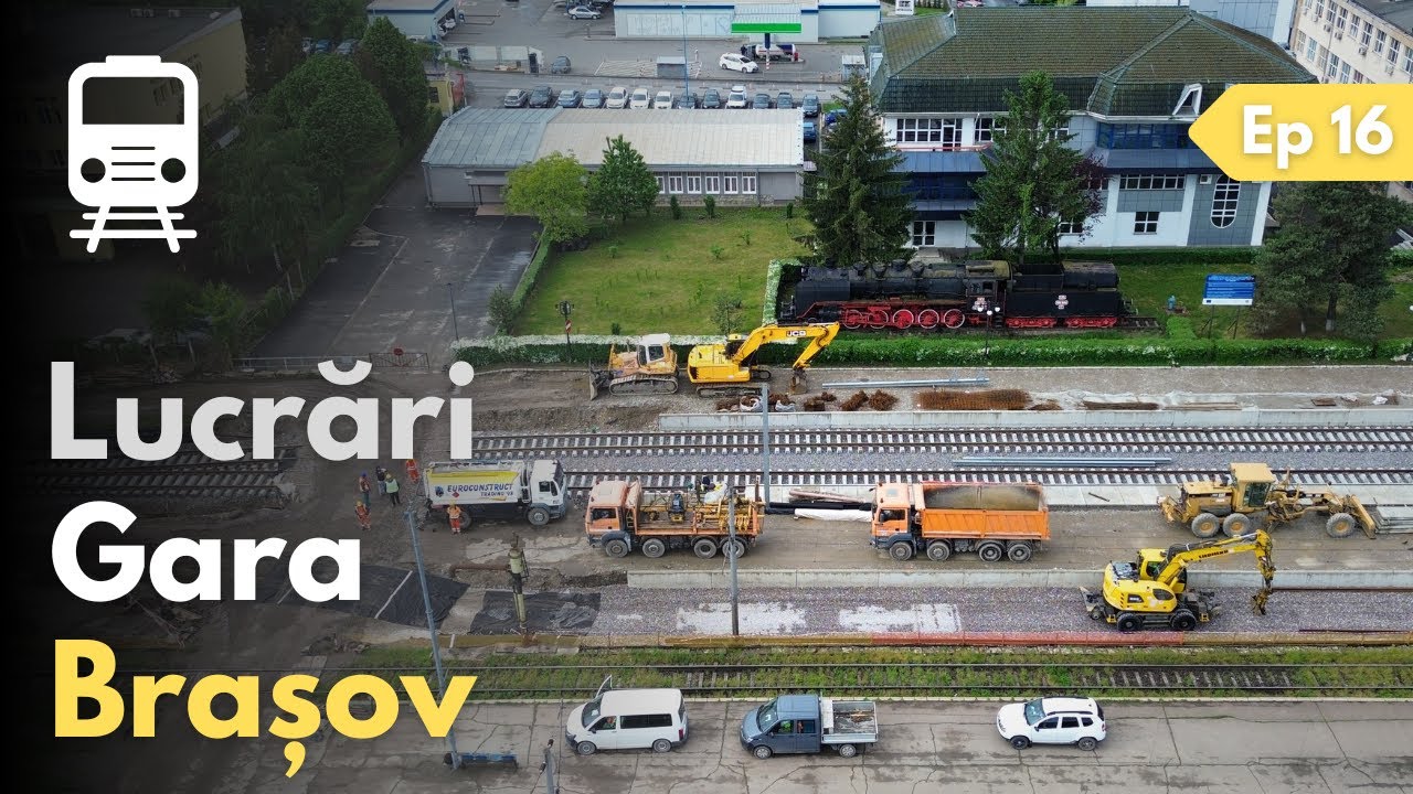 ⛏ Lucrări Calea Ferată Gara Brașov Ep 16 🚆 10.05.2025